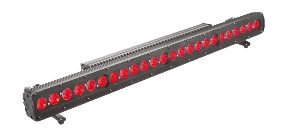 FOS 100 POWER SOLO FC THE BRIGHTEST LED BAR IN ITS RANGE WITH A LARGE CHOICE OF PROJECTION ANGLES AND INTEGRATED PSU Equipped with IP20 or IP65 PSU for temporary or permanent installations 24 Full