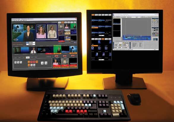 Integration of Switcher with (Whether you have a 00, 000, 200 or 3000) Multi-View Monitoring View preview, program & camera sources in full motion, plus thumbnails of keys & libraries View tally