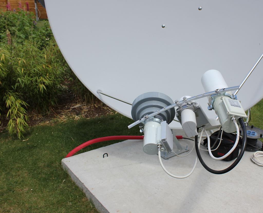 TEST REPORT C band LNBF Receive C band like the professionals TELE-audiovision recently introduced the Titanium Satellite ASC1, an excellent positioner for big satellite dishes.