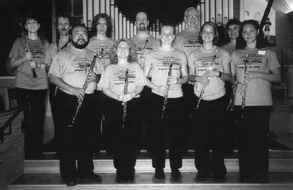 42 THE 10TH ANNUAL NORTHWEST OBOE SEMINAR CURRENT EVENTS Group picture: (Standing in front - left to right) Mitch Imori, Jessica Croysdale, Marisa Fisher, Bridie Goodwin, Laura Mulholland (in back -