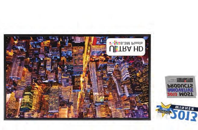 LARGE ULTRA HD DISPLAYS LED WIDESCREEN ULTRA HD DISPLAY 84WS70MS-B 84WS70BS-B 84"