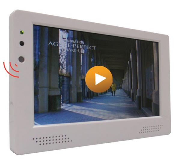 LCD Video & Slideshow Displays Example models EL-101B-1 AutoStartPlayRepeat LCD 1024*600pixel 720x576VideoPlayer VESA 50x50mm motion sensor 7inch DA-073GS AutoStartPlayRepeat LCD 800x480pixel