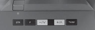 Basic controls: control panel and remote control On / switch STR (Normalization store) Used to store tuning and other function settings.