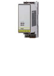 VEGASTAB 690 GPRS/EDGE-ROUTER Application Voltage supply of two analogue sensors For connection of signal conditioning instruments to the internet (router, modem or Ethernet Port) Input Signal
