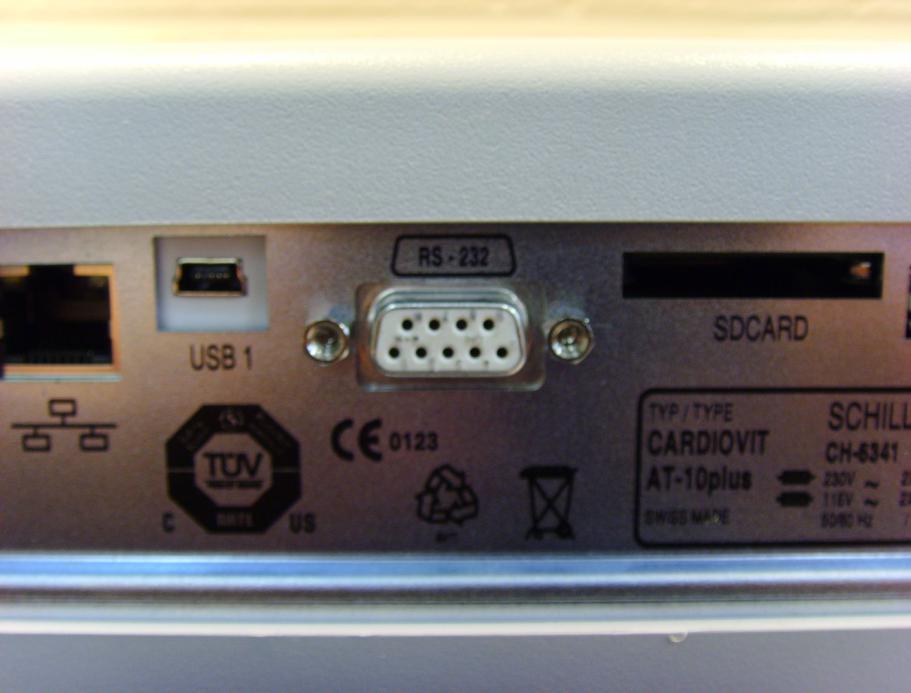 Connect the RS-232 Cable From: the RS-232 connection on the rear panel of the