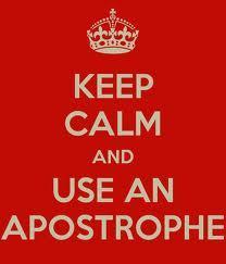 Apostrophes to shorten practise Apostrophes are often used to show that letters have been left out of words. E.g.