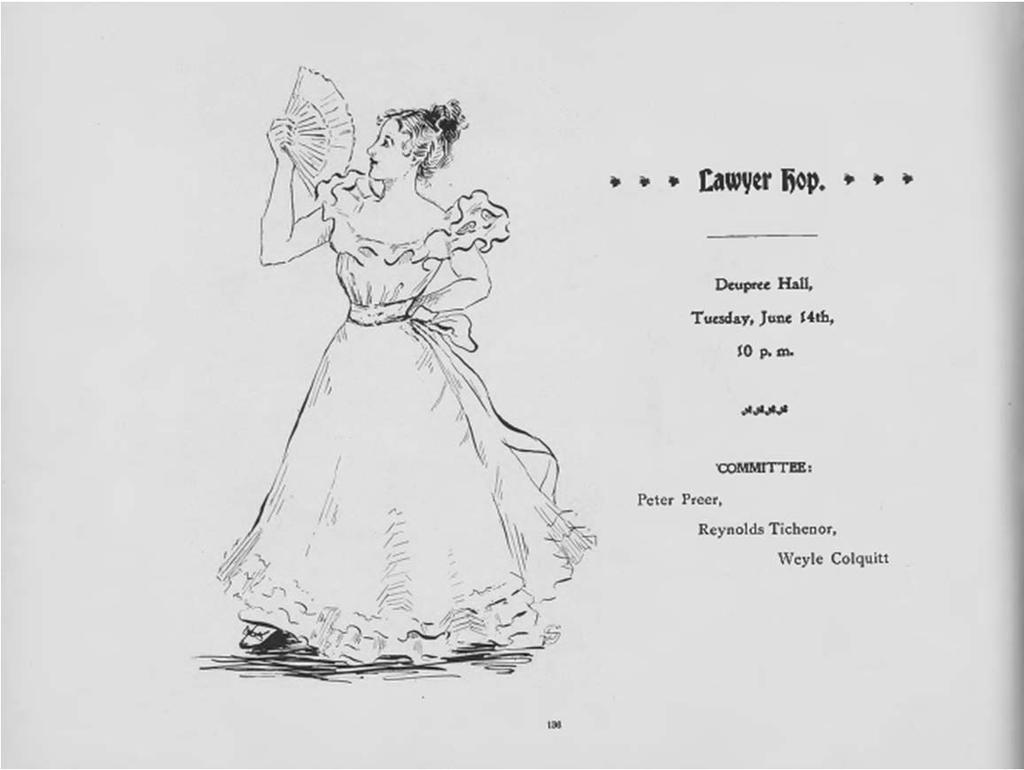 Invitation to the 1898 Lawyer Hop