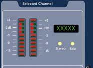 Aux Sends The Aux Sends section provides in/out and level control to route the currently selected channel to any available mono or stereo-linked Aux bus.