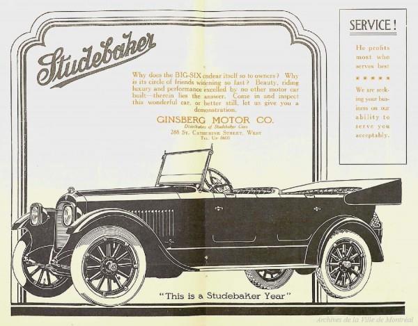 1930s Right: Studebaker car