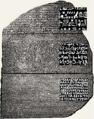 and write with it. Inevitably the act of writing causes the hieroglyphs to become more fluid than the strictly formal versions carved and painted in tombs.
