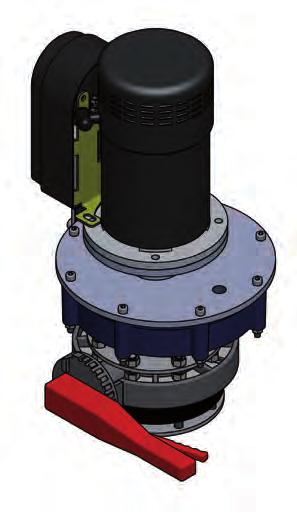JET THRUSTER VERTICAL Pump unit placed in Vertical position, water intake direct on hull.