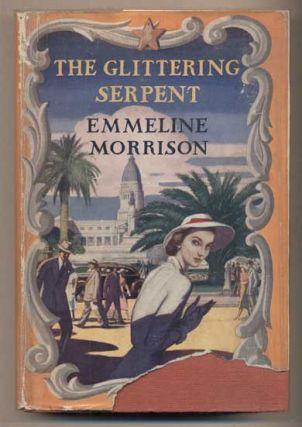 33. Morrison, Emmeline. The Glittering Serpent. London: Robert Hale Limited, 1950. First edition. 352pp. Duodecimo [19 cm] Red cloth-effect paper over boards.
