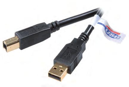 Computer USB 2.0 connections type A <-> type B The USB range is characterised by the clear price and quality scheme. The Vivanco range has the right cable for every need. CC U7 18 1.8 m ctn qty.