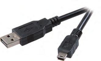 <-> USB type mini B plug - For connecting the PC / laptop to periphery devices, e.g. HUBs, digital cameras, MP3 players, with a mini USB connection - Compatible with the USB 2.