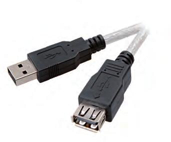 Computer USB 2.0 extensions CE U7 20 2.0 m ctn qty. 5 EDP-No. 45205 CE U7 30 3.0 m ctn qty. 5 EDP-No. 45220 High-grade USB 2.