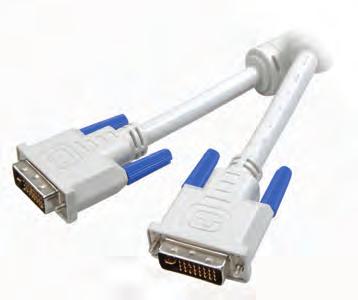 45433 DVI-D dual-link connection cable DVI-D plug <-> DVI-D plug - Monitor DVI digital dual-link connection cables for the connection of a monitor with DVI digital bus to