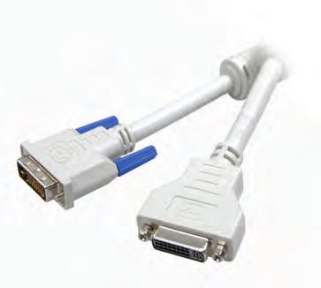 45436 DVI-I dual-link extension cable DVI-I plug <-> DVI-I socket - DVI integrated dual-link extension cable to enhance DVI digital and integrated cables - Digital and