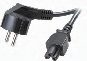 45483 Power supply extension cable 3 pin IEC socket <-> 3 pin IEC plug - For extension of cooling device connection cables - With earthing contact CC E 18 N 1.8 m ctn qty. 5 EDP-No.