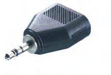41060 Extension 6.3 mm plug 6.3 mm <-> socket 6.3 mm - For the extension of 6.