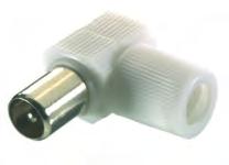 43003 Coax double plug Coax plug <-> coax plug - For linking two connections with