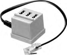 - RJ45 plug to 2 x RJ45 socket - With integrated 100 Ohm terminating resistors 8pin RJ45 plug a2 3 a1 4 b1 5 b2 6 8pin