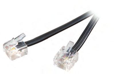 45048 ISDN connection cable, black - Fully connected - For connection of ISDN terminal equipments to ISDN connection sockets with RJ45 socket - The cables are 8 strand 1:1 connection and are