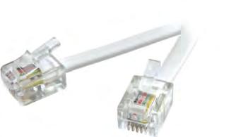 2 Telephone cables RJ11 / RJ12 connections TK 3e-N 1.5 m ctn qty. 5 EDP-No. 45106 TK 3d-N 3.0 m ctn qty. 5 EDP-No. 45107 TK 3a-N 6.0 m ctn qty. 5 EDP-No. 45108 TK 3b-N 10.