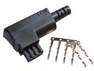 45143 Telephone plug, TAE-F - For the plug connection of telephones to TAE F connection sockets - Easily changeable cable contacts - Firmly seated contact pins - 6 pin