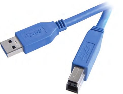 The essential advantages of the new USB standard include a high data transfer rate and an optimised power supply.