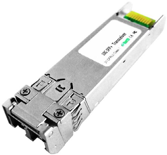 Page 1 of 9 Overview ARIA s 10Gbps 10km Range 1310nm SFP+ Optical Transceiver is designed to transmit and receive optical data over single mode optical fiber with a link length of up to 10km.