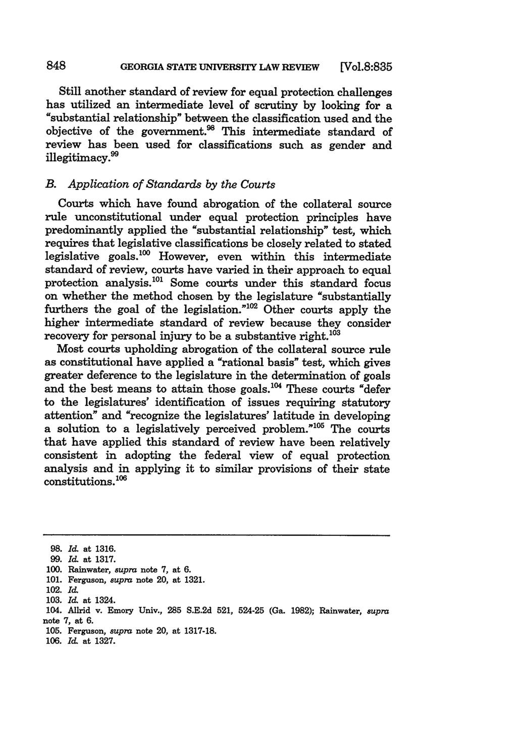 Georgia State University Law Review, Vol. 8, Iss. 3 [1992], Art.
