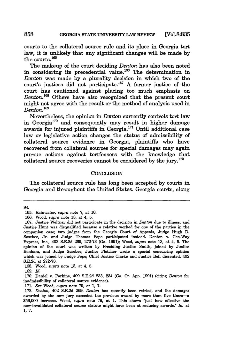 Georgia State University Law Review, Vol. 8, Iss. 3 [1992], Art.
