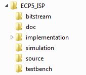 CrossLink device. The bitstream folder includes the bit file for programming the CrossLink and ECP5 devices. Figure 6.