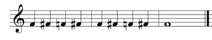 King 26 Exercises for Finger Technique 1. Pick any two notes that are sequential such as C and D below. Begin at a slow tempo, gradually speed up, and use a metronome.