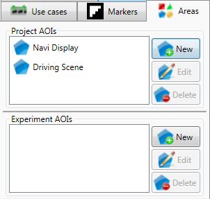 Eye Tracking Module Figure 5-16: "Areas" tab with defined AOIs 5.1.10.