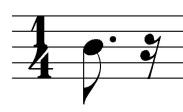 Note = 6 Beats of Sound Dotted Half Note = Beats of Sound Dotted Quarter = 1 ½