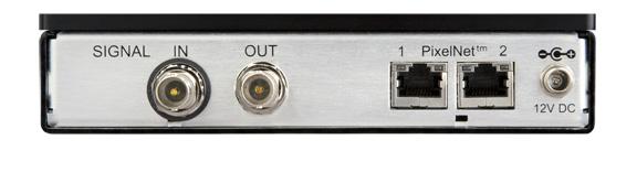 1 audio Supports two PixelNet windows Handles composite and S-Video standard definition video via CVBS-Y/C Supports PAL and NTSC encoding formats Four BNC inputs, configurable as 4 composite or two