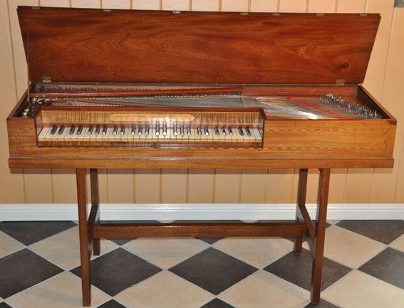 The First Fleet Piano: A Musician s View 1778 Plate 432 Square piano by Frederick