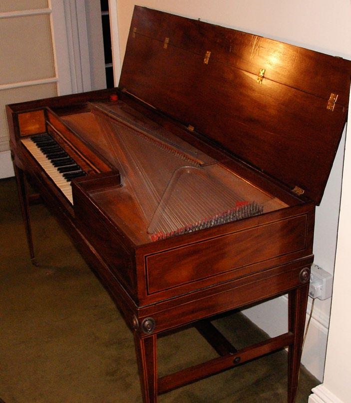 Appendix L Plate 447 Tangent action square piano by Frederick Beck (fl.