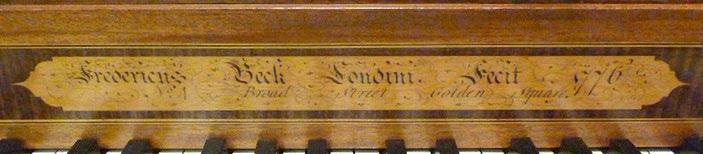 The First Fleet Piano: A Musician s View Plate 428a Square piano by Frederick Beck