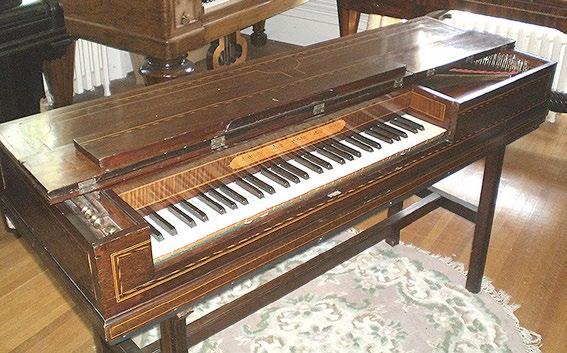 1777 Plate 429 Square piano by Frederick Beck (fl. ca 1756 ca 1798) (London, 1777).