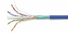 The Category 6 cables are manufactured with a patented pair isolator which further provides separation of the pairs and enhanced crosstalk performance. Features Test report available online at www.