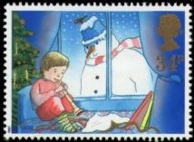 .. Sleeping Child Child Reading Child & Snowman 13p 18p