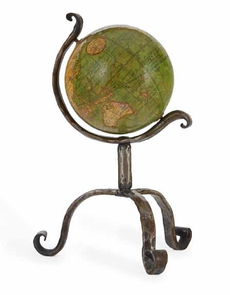 6 7 6 POCKET GLOBE; CARY, JOHN. Cary s Pocket Globe. Agreable to the Latest Discoveries. London: J & W Cary Strand, April 1, 1791. A 3 inch (7.