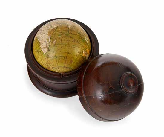11 10 10 MINIATURE GLOBE; NEWTON & BERRY. Newton & Berry s New Terrestrial Globe. [London]: Newton & Berry, 1831. A 1.5 inch (3.