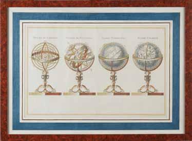 36 37 32 TABLETOP GLOBE; REPLOGLE. Library Globe. Chicago: Replogle Globes Inc., c.1934.