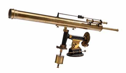 59 60 59 REFRACTING TELESCOPE; ATELIERS R. MAILHAT. A 4-inch refracting telescope, Paris, c.1900, signed Ateliers R.