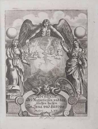 63 64 63 PREYEL, ADAM. FL.1655. Abentheur von Allerhand Mineralien, Wurtzeln... Thieren... Bergen... Gebäwen/Sitten und Geschichten welche in... Sina... auch in Europa.