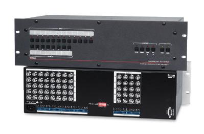 CrossPoint 300 42 VA 4x2 Wideband Matrix Switcher with ADSP for RGB and Stereo Audio 1U, full rack width CrossPoint 300 42 VA 4x2 RGBV & Stereo Audio.