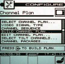 It is only necessary to build a channel plan once. A copying function makes it possible to transfer channel plans easily from one field instrument to the other (MS-1200D, MS-1300D and MS-1400).